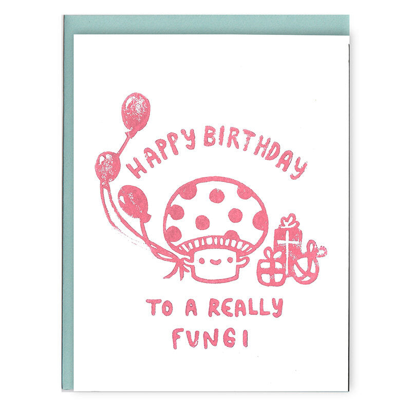 Ghost Academy Birthday Card Fungi